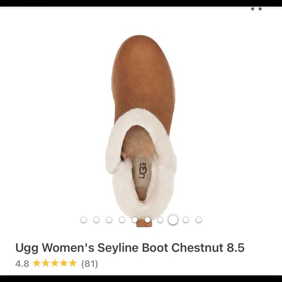 UGG WOMEN’S Skyline Ankle Boot Size:7.5 - Picture 7 of 9